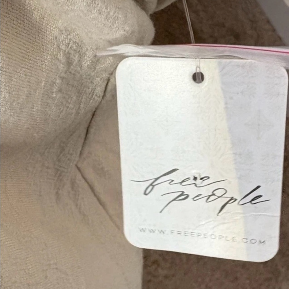 Free People NWT Sun Maxi Dress Wet Plaster Small Adjust/Remove Straps - Picture 10 of 11